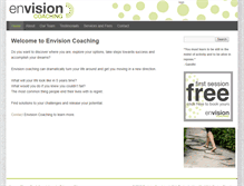 Tablet Screenshot of envision-coaching.co.uk